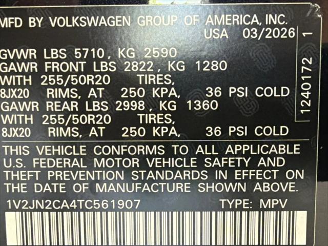 2026 Volkswagen Atlas SE with Technology