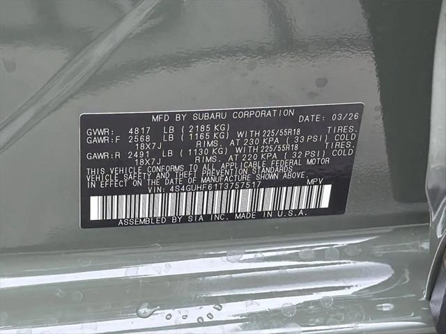 2026 Subaru Crosstrek Sport