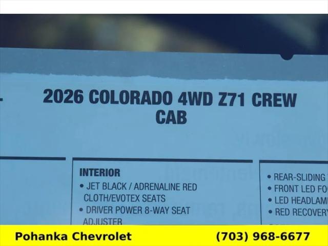 2026 Chevrolet Colorado Z71, 4WD