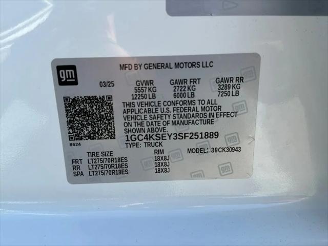 2025 Chevrolet Silverado 3500HD 4WD Crew Cab Long Bed Work Truck