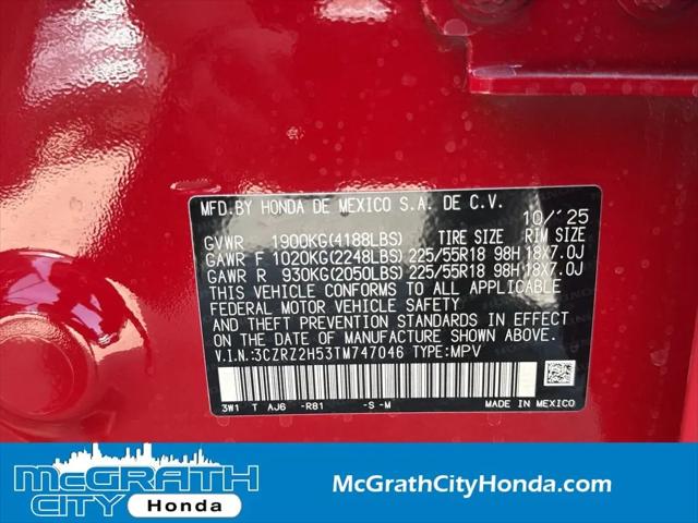 2026 Honda HR-V AWD Sport