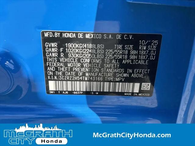 2026 Honda HR-V AWD Sport