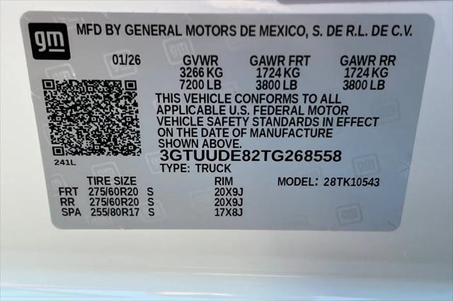 2026 GMC Sierra 1500 Crew Cab, Short Bed, SLT, 4WD