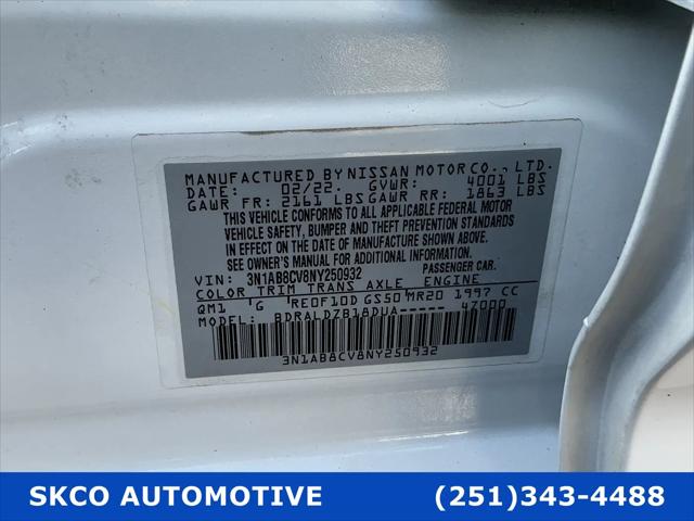 2022 Nissan Sentra SV Xtronic CVT