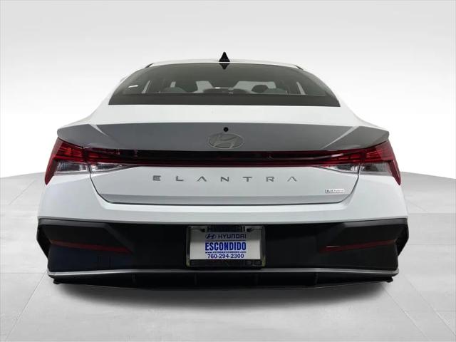 2026 Hyundai Elantra Hybrid Blue