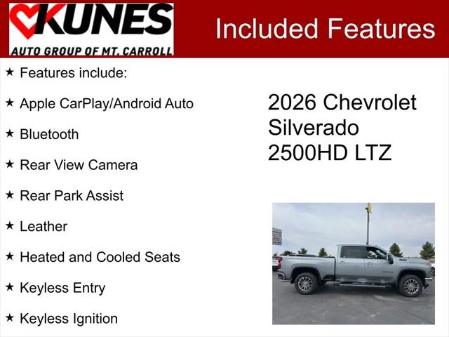 2026 Chevrolet Silverado 2500HD Crew Cab, Standard Bed, LTZ, 4WD