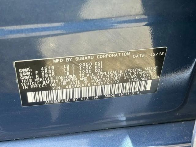 2019 Subaru Legacy 2.5i Premium