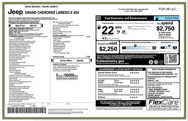 2026 Jeep Grand Cherokee Altitude 4x4