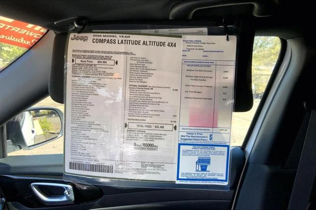 2026 Jeep Compass Latitude Altitude