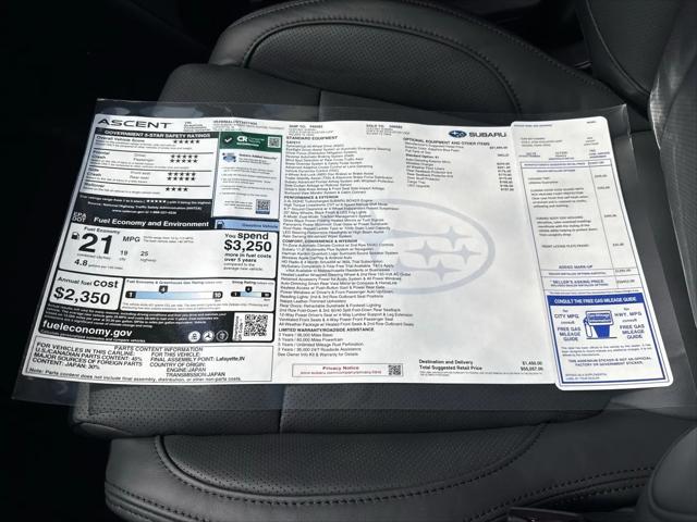 2026 Subaru Ascent Onyx Edition Touring 7-Passenger