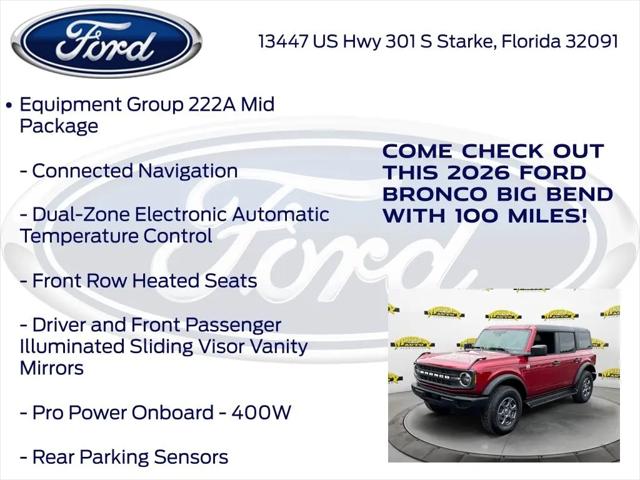2026 Ford Bronco Big Bend