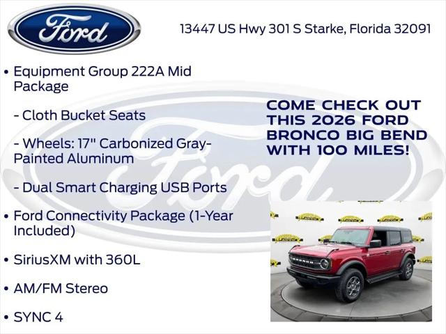2026 Ford Bronco Big Bend