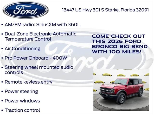 2026 Ford Bronco Big Bend