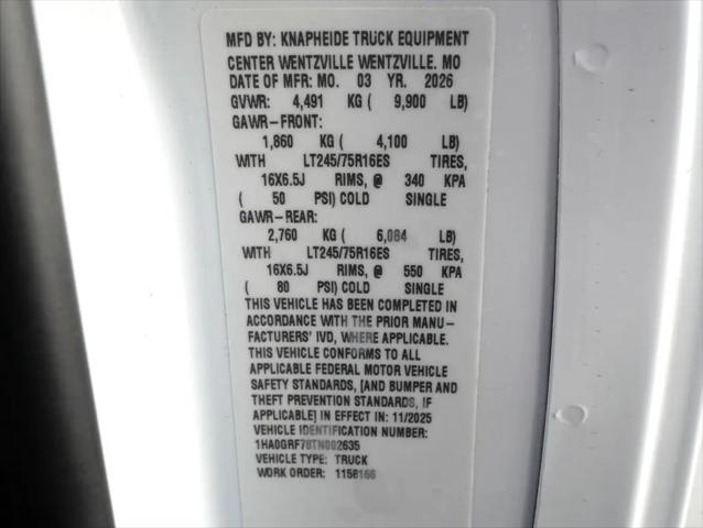 2026 Chevrolet Express Cutaway Work Van
