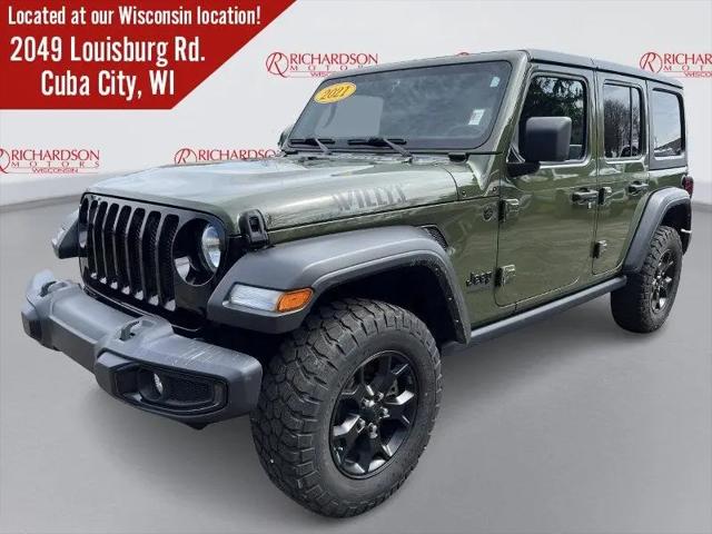 2021 Jeep Wrangler Willys Sport 4x4 for sale in Dubuque, IA