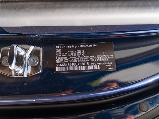 2016 Rolls-Royce Ghost Unknown