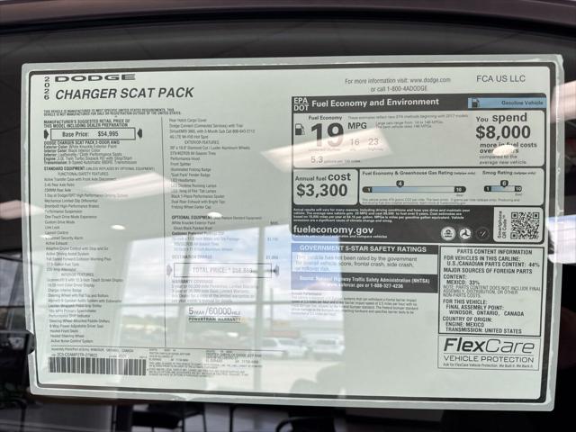 2026 Dodge Charger Scat Pack 2-Door AWD