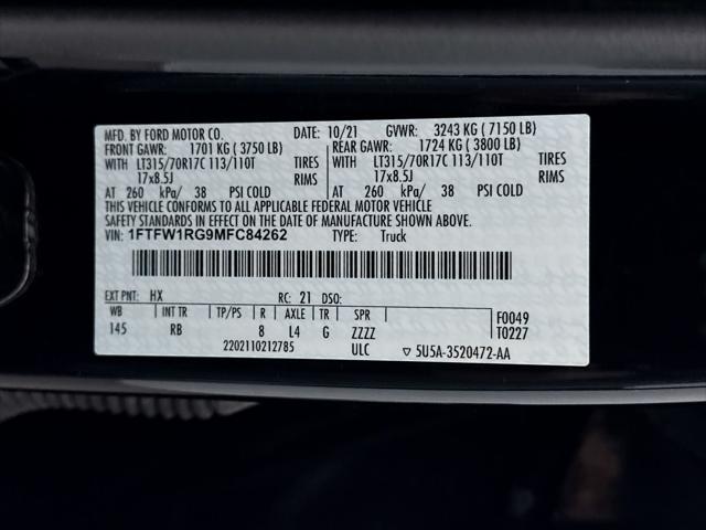 2021 Ford F-150 Raptor