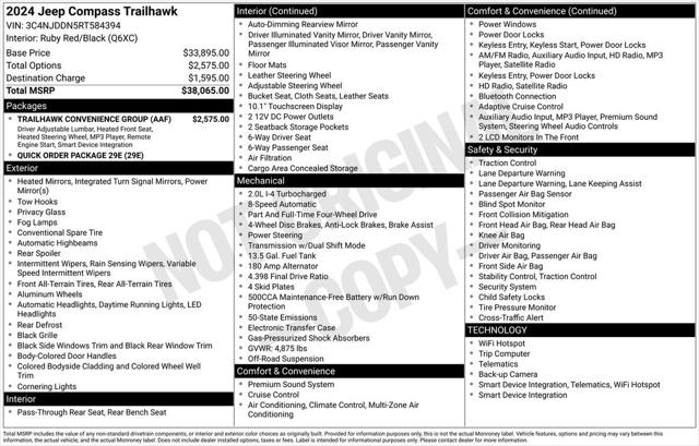 2024 Jeep Compass Trailhawk 4x4