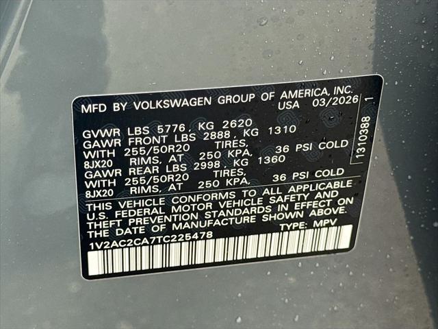 2026 Volkswagen Atlas Cross Sport SEL R-Line Black