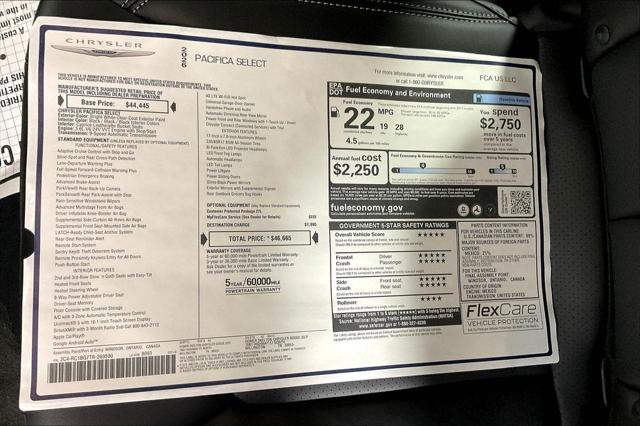 New 2026 Chrysler Pacifica Select For Sale in Millington, TN