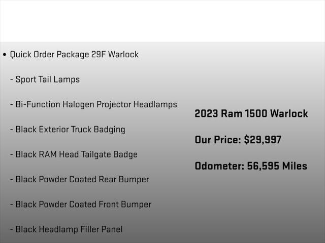 2023 Ram 1500 Classic Warlock Crew Cab 4x4 5'7" Box