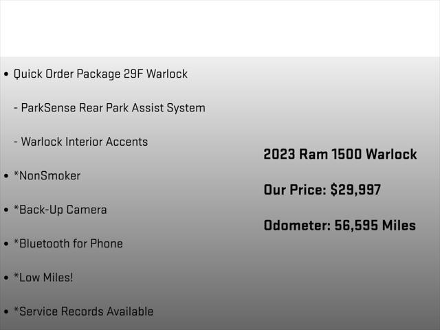 2023 Ram 1500 Classic Warlock Crew Cab 4x4 5'7" Box