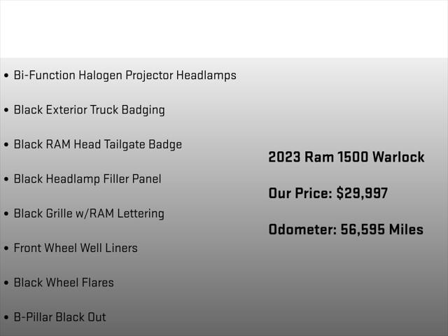 2023 Ram 1500 Classic Warlock Crew Cab 4x4 5'7" Box