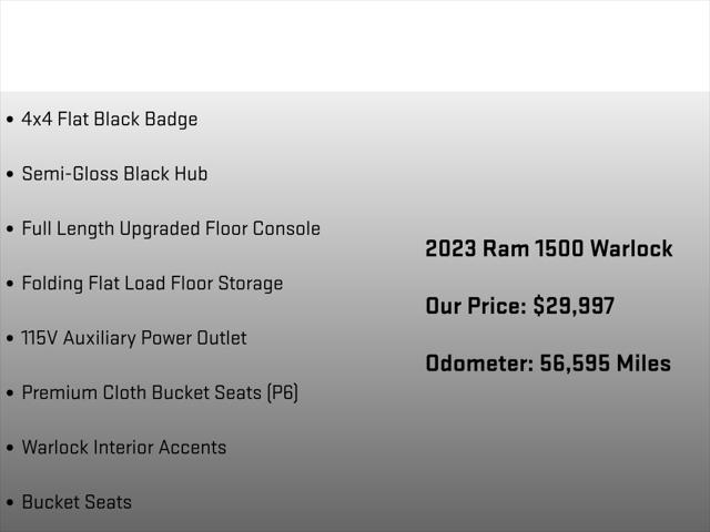 2023 Ram 1500 Classic Warlock Crew Cab 4x4 5'7" Box