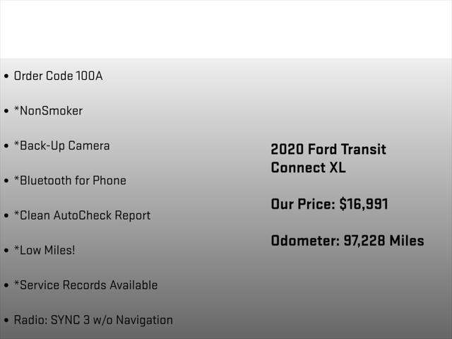 2020 Ford Transit Connect XL Cargo Van