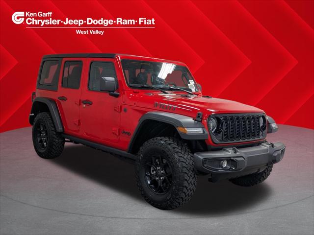 2026 Jeep Wrangler 4-Door Willys 4x4 for sale in West Valley City, UT
