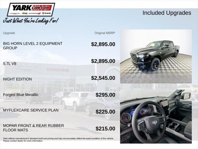 2026 RAM Ram 1500 RAM 1500 BIG HORN CREW CAB 4X4 57 BOX