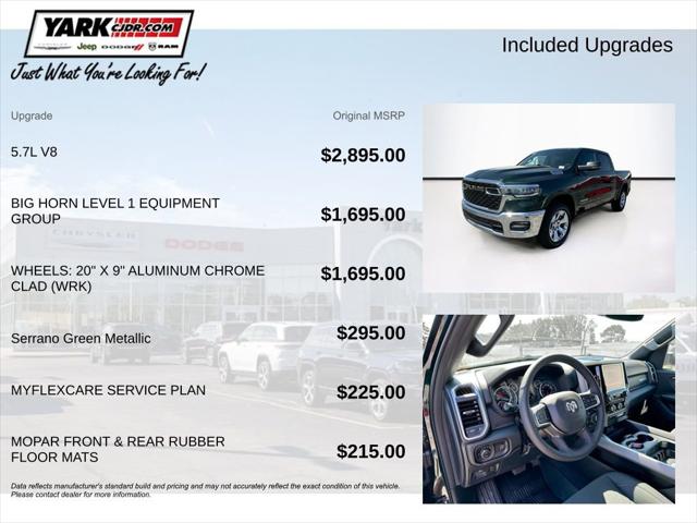 2026 RAM Ram 1500 RAM 1500 BIG HORN CREW CAB 4X4 57 BOX