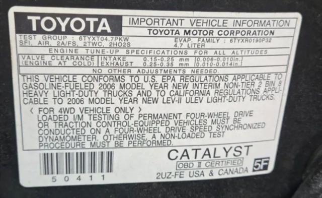 2006 Toyota Sequoia Limited V8