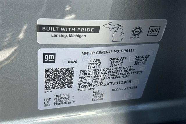 2026 Chevrolet Traverse AWD LT