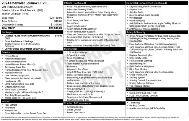 2024 Chevrolet Equinox FWD 2FL