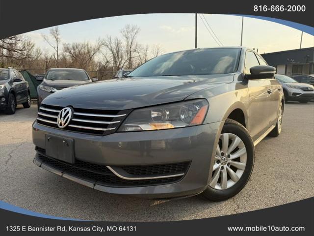 2013 Volkswagen Passat 2.5L Wolfsburg Edition for sale in Kansas City, MO