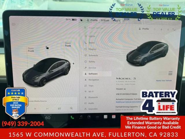 2018 Tesla Model 3 Long Range