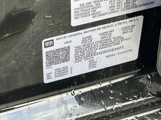 2025 Chevrolet Silverado 1500 4WD Crew Cab Standard Bed RST