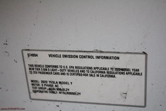 2022 Tesla Model Y Long Range Dual Motor All-Wheel Drive