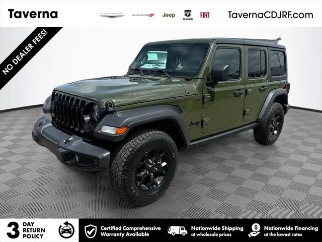 2023 Jeep Wrangler 4-Door Willys 4x4 for sale in Plantation, FL