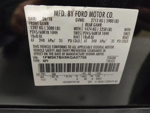 2019 Ford Explorer Base