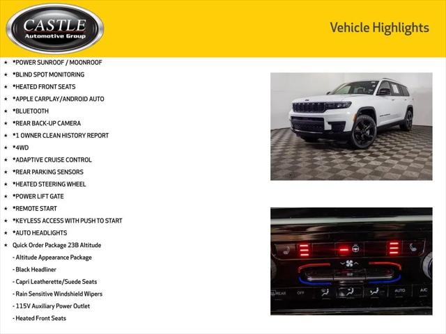 2023 Jeep Grand Cherokee L Altitude 4x4