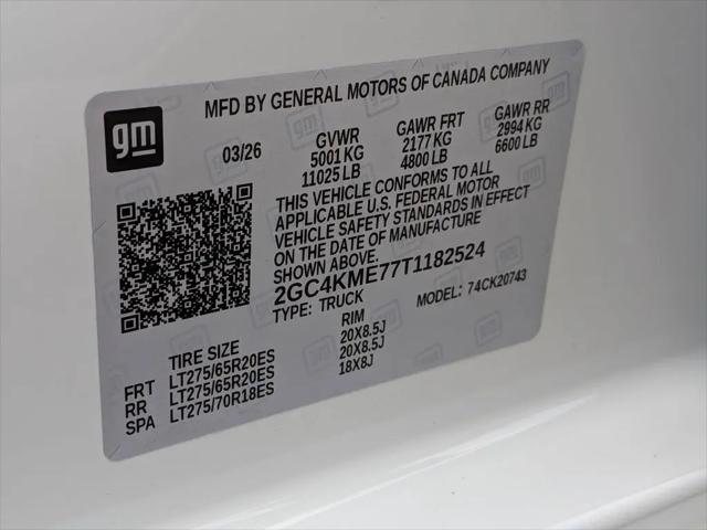 2026 Chevrolet Silverado 2500HD Crew Cab, Standard Bed, WT, 4WD