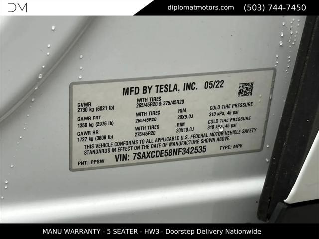 2022 Tesla Model X Dual Motor All-Wheel Drive