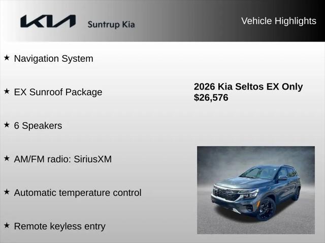 2026 Kia Seltos EX