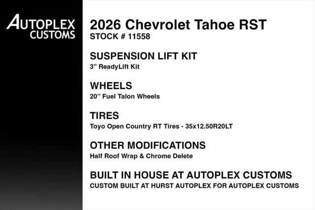 2026 Chevrolet Tahoe 4WD RST