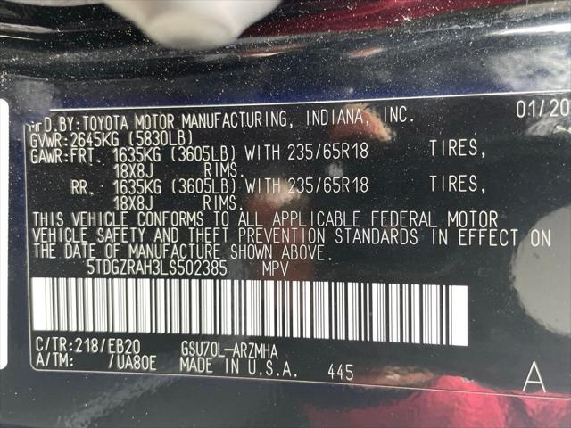 2020 Toyota Highlander XLE