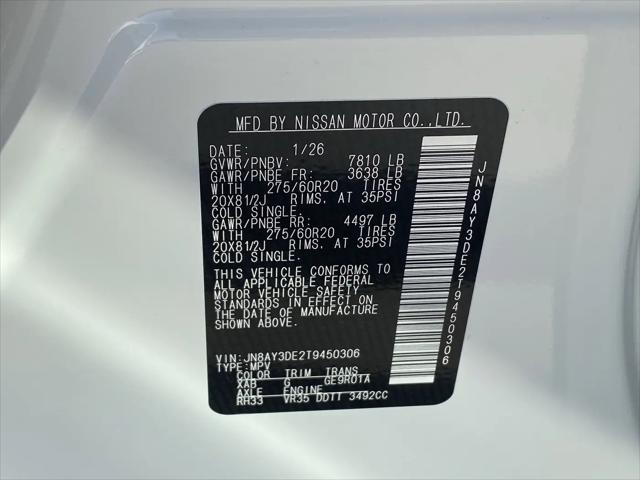 2026 Nissan Armada PRO-4X