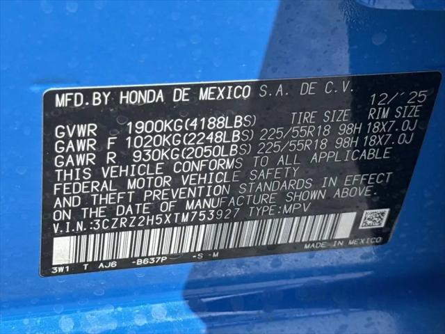 2026 Honda HR-V AWD Sport